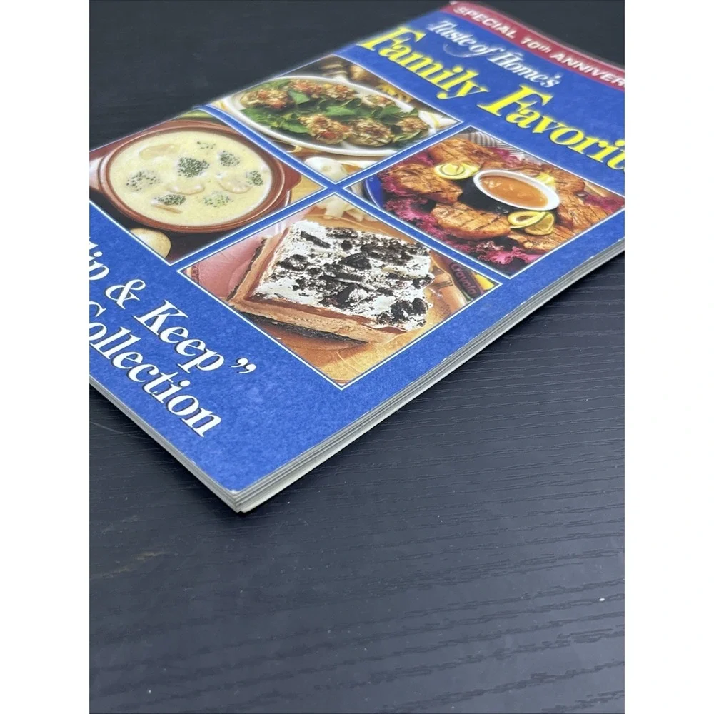 Taste of Home Family Favorites 10th Anniversary 2002 Cookbook Recipes
